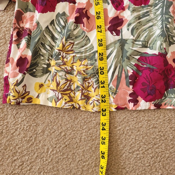 World Market Women's Tropical Tie Front Floral Sleeveless Dress. Size S/M‎ - Picture 10 of 10